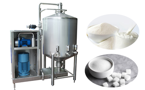 Powder liquid high shear mixer